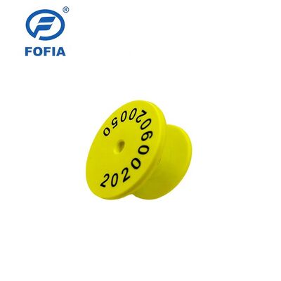 Sığır / koyun / domuz besleme yönetimi için UHF GPS Elektronik kulak etiketi