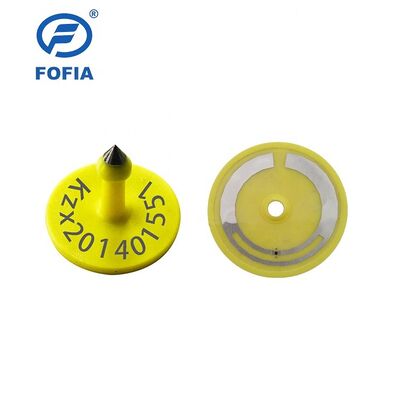 Sığır / koyun / domuz besleme yönetimi için UHF GPS Elektronik kulak etiketi