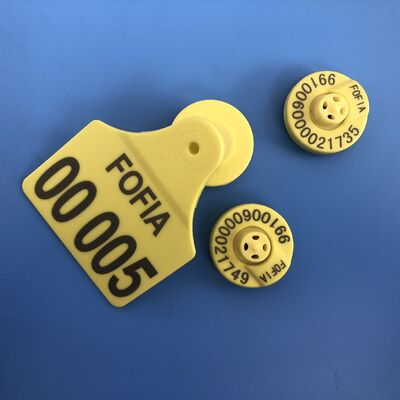 Yüksek Performanslı RFID Kulak Etiketleri Tam ICAR Sertifikasyonlu Premium Hayvan Takip Çözümü