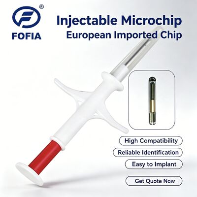 Fofia Yeni ICAR Sertifikalı RFID 134.2kHz PP Hayvan Kimlik Mikroçipi Evcil Hayvanlar İçin Su Geçirmez 1.5 Yıl Garanti