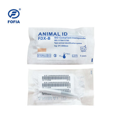 Fofia 2026 Yeni Çok Satan RFID 134.2kHz Köpek Hayvan Kimlik Mikroçipi Bölünmüş Tip Plastik ZS008 Evcil Hayvan Enjeksiyonu İçin Su Geçirmez