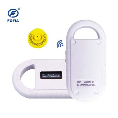 Fofia El Tipi Plastik Hayvan Mikroçip RFID Kart Okuyucu PT160 134.2kHz OLED Ekran USB Lityum Pil CE Sertifikalı ISO