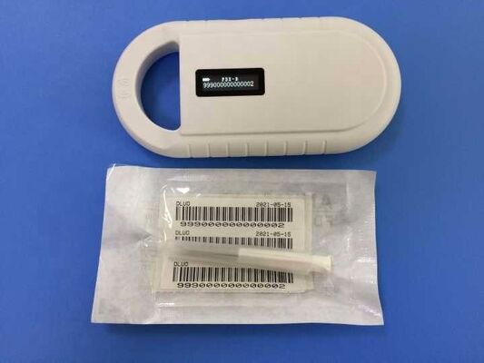 Fofia El Tipi Plastik Hayvan Mikroçip RFID Kart Okuyucu PT160 134.2kHz OLED Ekran USB Lityum Pil CE Sertifikalı ISO