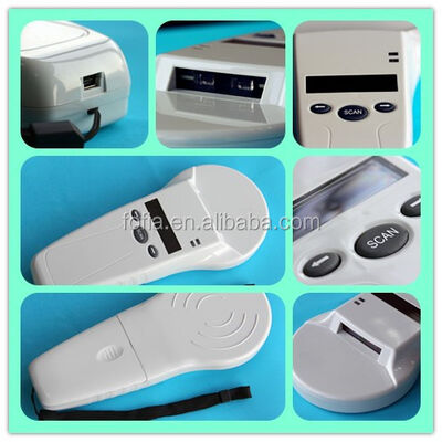Dayanıklı FOFIA PT580 RFID El Okuyucu 125kHz/134.2kHz ISO11784/5 128x32 OLED Ekranı 10-20m okuma mesafesi USB / Pet için