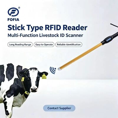 Su geçirmez PT280 RFID Okuyucu 134.2kHz PVC Plastik NLIS Avustralya ICAR Onaylı Sığır Kimliği USB ISO 11784/5 Wiegand RS232