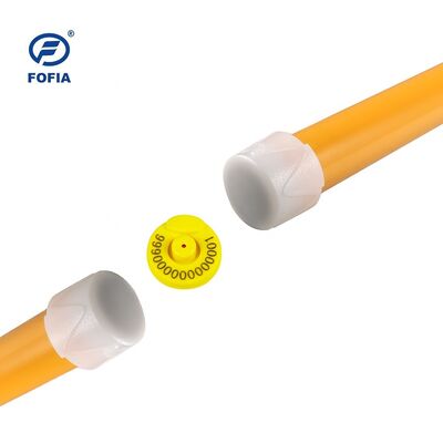 Yeni FOFIA Su Geçirmez RFID Çubuk Okuyucu 134.2kHz Sığır Kimliği USB RS232 7000 Kayıt Depolama ISO11784/5 Uzun Okuma Mesafesi