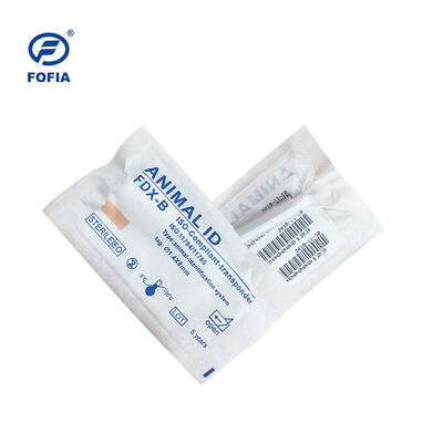 Fofia 2026 New Hot Selling RFID 134.2kHz Dog Animal ID Chip Split Type Plastic ZS008 Waterproof 3-Year Warranty for Pet