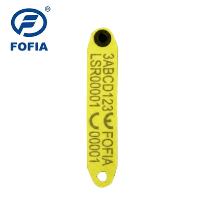 Yeni Fofia Yüksek Sıcaklığa Dayanıklı Entegre Dökülme Önleyici Elektronik ET969 Sarı Koyun RFID Kulak Küpesi TPU Malzeme RF Hayvan