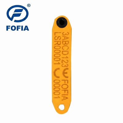 Yeni Fofia Yüksek Sıcaklığa Dayanıklı Entegre Dökülme Önleyici Elektronik ET969 Sarı Koyun RFID Kulak Küpesi TPU Malzeme RF Hayvan