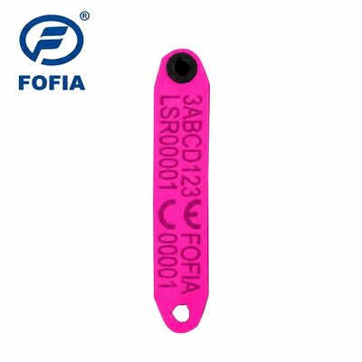 Yeni Fofia Yüksek Sıcaklığa Dayanıklı Entegre Dökülme Önleyici Elektronik ET969 Sarı Koyun RFID Kulak Küpesi TPU Malzeme RF Hayvan