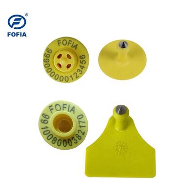 Su Geçirmez Fofia ET957+T967 Koyun Keçi Kombinasyonlu Hayvan Elektronik Takip Küpesi Yeni Yüksek Kaliteli RFID TPU Lazer Kodlama