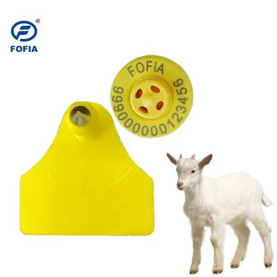 Fofia ET957+T967 Koyun Keçi Kombine Elektronik Çiftlik Kullanımı İzleme Kulak Etiketi Yeni Yüksek Kaliteli RFID TPU Lazer Kodlama 3 Yıl