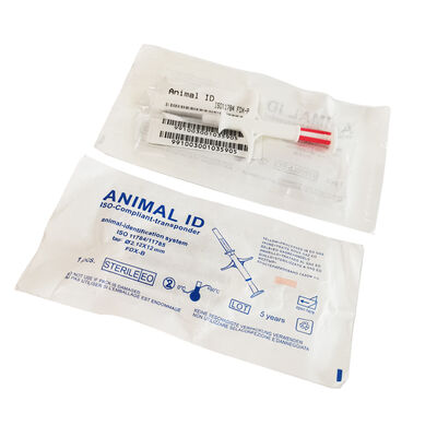 Dayanıklı Fofia Yeni Sıcak Satış RFID 134.2kHz PP Malzeme Köpek Kimliği Mikroçip Su geçirmez Çiftlik Kullanımı Evcil hayvan Enjeksiyon 1.5 Yıllık Kulak Etiketi