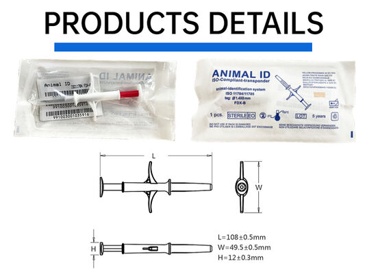 FOFIA ZS007 ICAR Sertifikalı 134.2kHz RFID Kulak Küpesi Hayvan Mikroçipi FDX/EM4305 IP67 Su Geçirmez Beyaz PP 1.4x8mm Köpek Kedi Evcil Hayvanlar