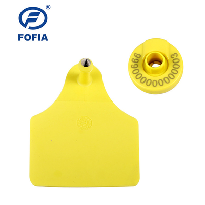 125khz ISO11784 / 5 FDX - Sığır Koyun Yönetimi İçin B RFID Hayvan Kulak Küpesi