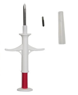 6.86g ISO Transponder Mikroçip Şırınga EO Gaz Sterilizasyonu 1.4*8mm