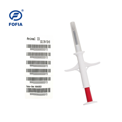 ISO11784/5 fdx-b 15 basamaklı Kimlik Mikroçip Yapıştırılabilir6 Yapıştırıcı Barkod etiketi