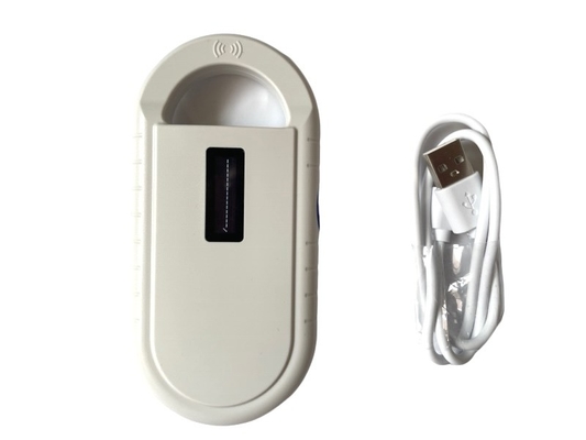 Pet için Mini Taşınabilir RFID Mikroçip Tarayıcı 134.2 Khz Hayvan Okuyucu