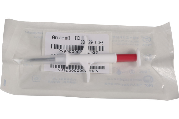 Köpek İzleme İçin 2.12 * 12mm Pet ID Mikroçip, ISO11784 / 5 Standart Enjekte Edilebilir Transponderler