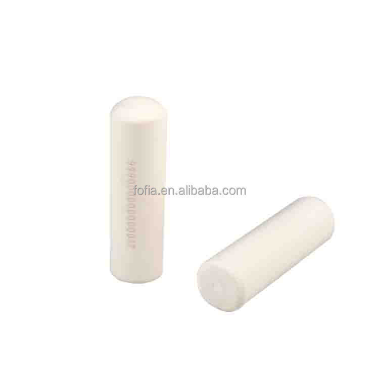 Bioceramic RFID Sığır kulaklık etiketi 15 bit kodlama lazer kazı 134.2kHz Su geçirmez hayvan tanımlama bolus etiketi