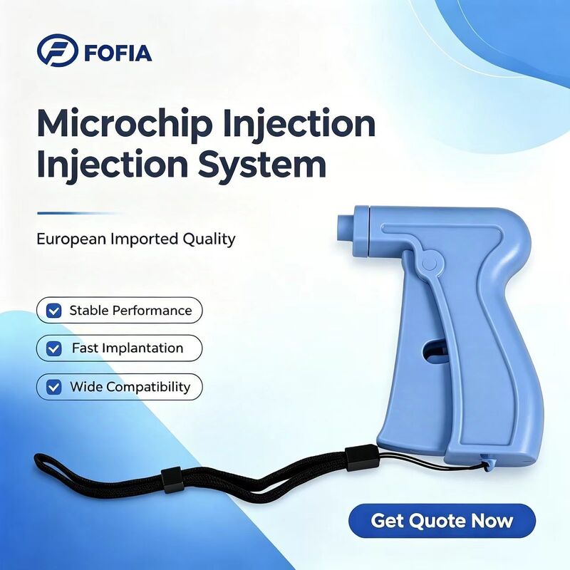 Fofia 2026 Yeni Çok Satan RFID 134.2kHz Köpek Hayvan Kimlik Mikroçipi Bölünmüş Tip Plastik ZS008 Evcil Hayvan Enjeksiyonu İçin Su Geçirmez