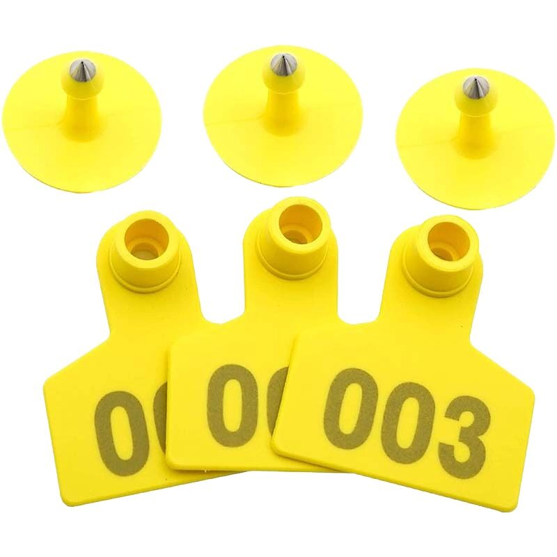 FOFIA Yeni Su geçirmez TPU RFID T904+T901 Sığır Hayvanları İzleme Çiftliği Hayvan Yönetimi için 3 Aylık Garanti ile kulak etiketi