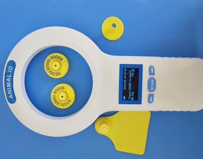 ISO11784/85 Uygun RFID Mikroçip Tarayıcısı Hayvan Kimliği Mikroçip Tarayıcısı Köpekler İçin