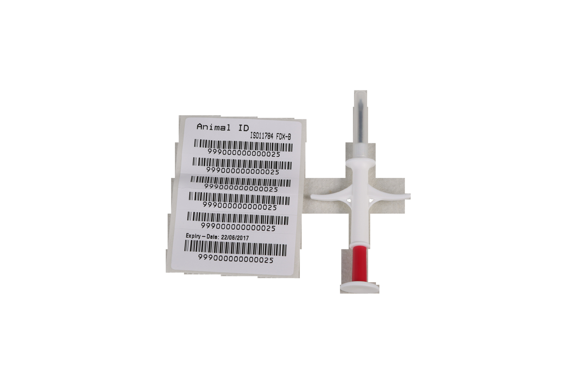 İmplante Edilebilir Mikroçip RFID Transponder Etiketi 134,2 KHz 20G 2,12mm X 12mm