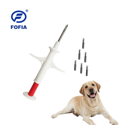 Köpekler için 5-10 cm Okuma Aralığı Pet Tracker Çip Mikroçip İmplantı ile Pet ID Hayvan Mikroçip