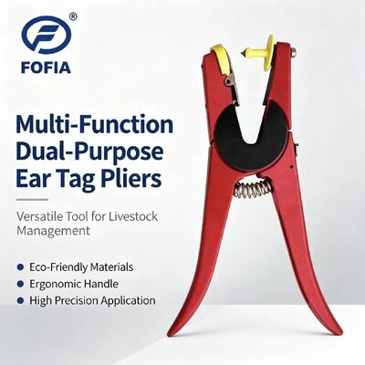 Yeni FOFIA Metal Alüminyum Alaşımlı Çiftlik Hayvanı Küpe Tokası Lazer Kodlamalı Sığır Domuz Koyun At 3 Ay Garanti
